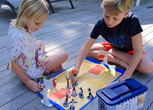 Miniatura 6 de ​Kaskey Kids set de muñecos de baloncesto Basketball Guys con 2 equipos completos y más para inspirar la imaginación con juego sin fin (para niños