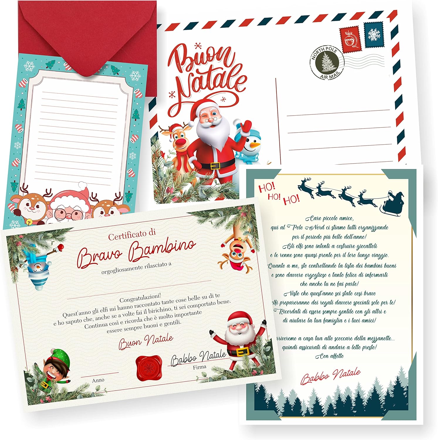 Lettera Di Babbo Natale Da Riempire - Italia - Foto 13