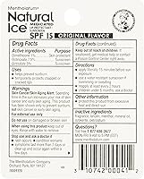 Vista 7 de Protector de labios mentolado recetado FPS 15, tubos de 0.16 onzas, Nat-6949, 12, 12