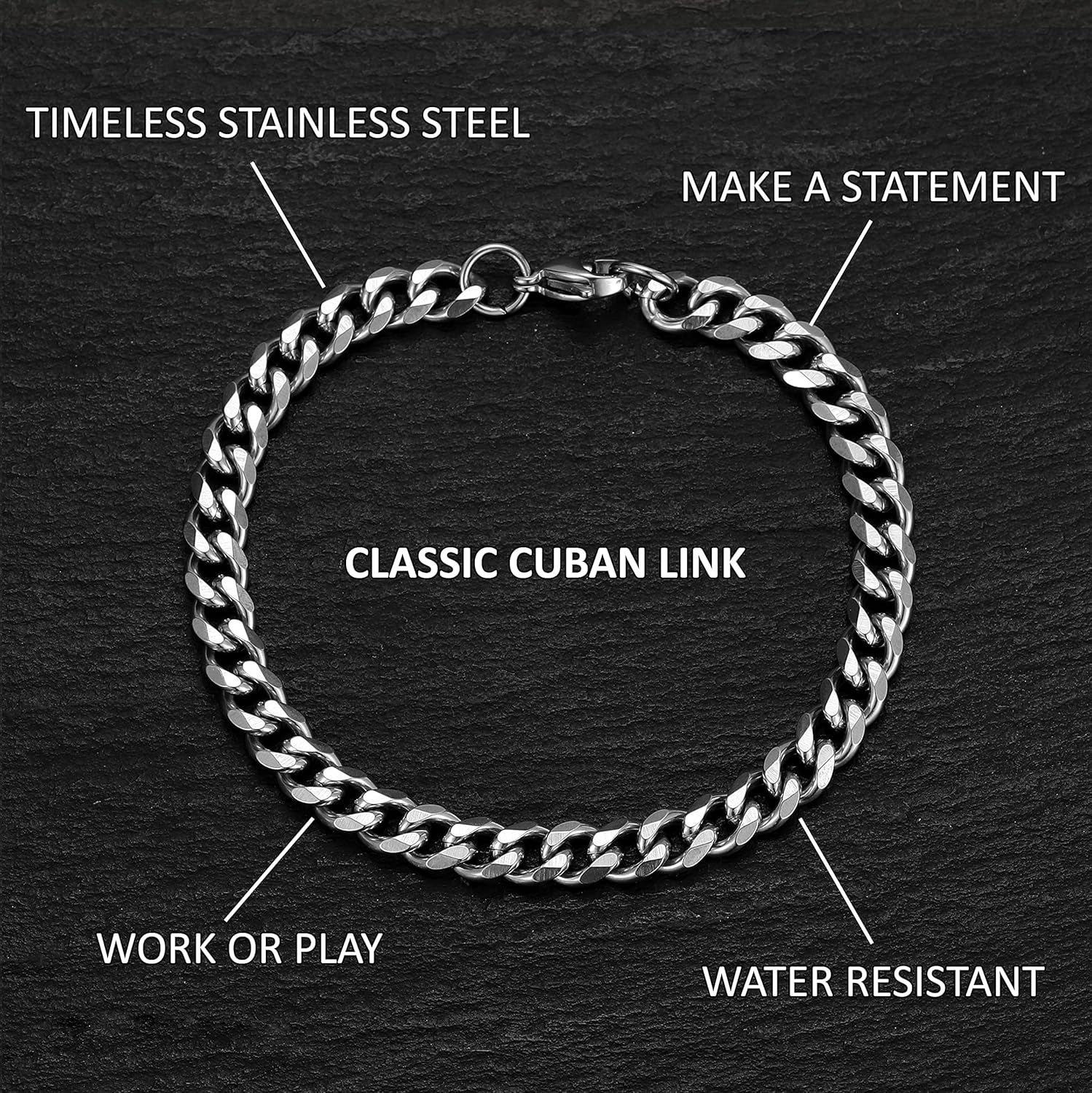 Cuban Link Bracelet for Groom - Sentimental Wedding Gift from Parents to Son on His Special Day