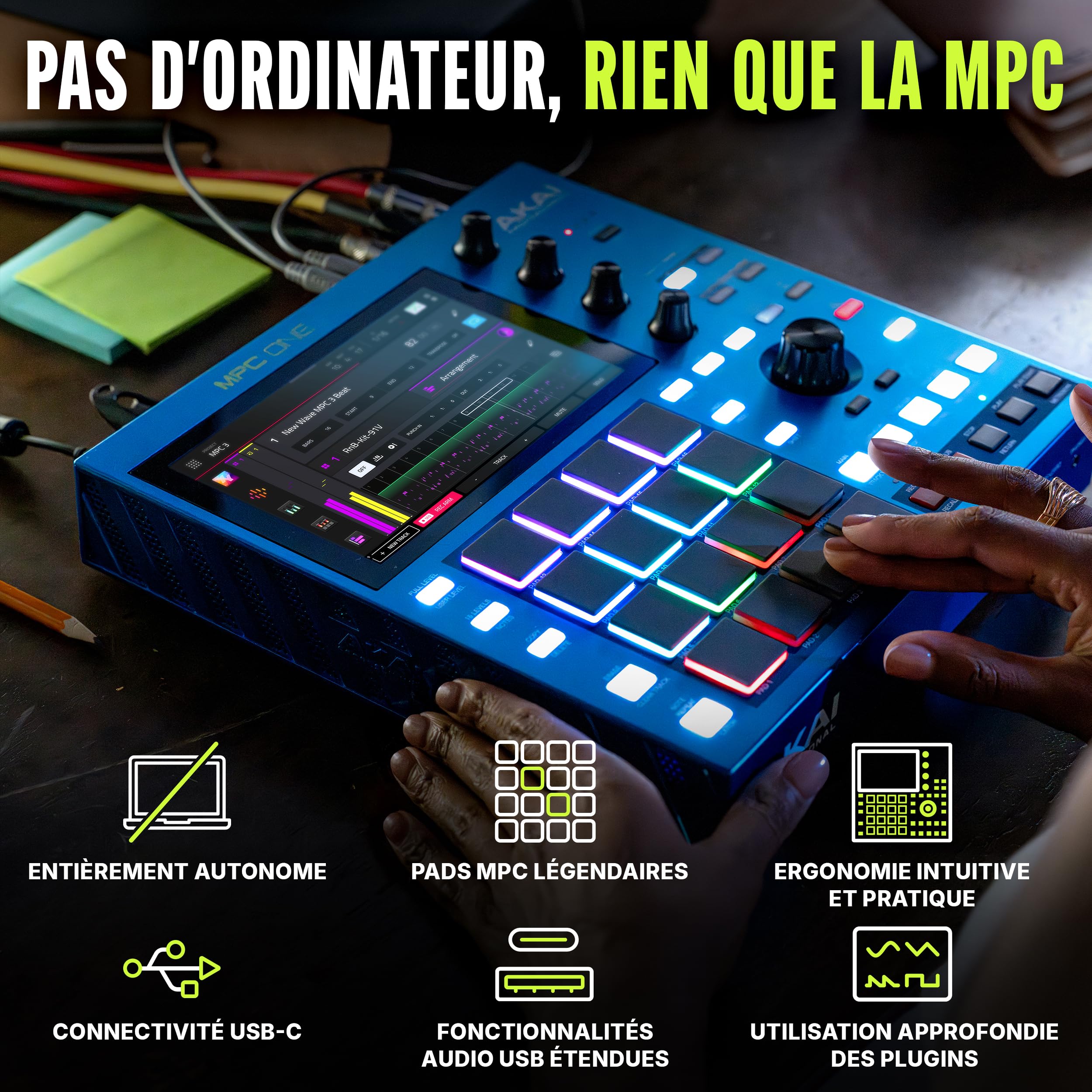 Akai Professional MPC One G2 Centre de Production Autonome Next-Gen