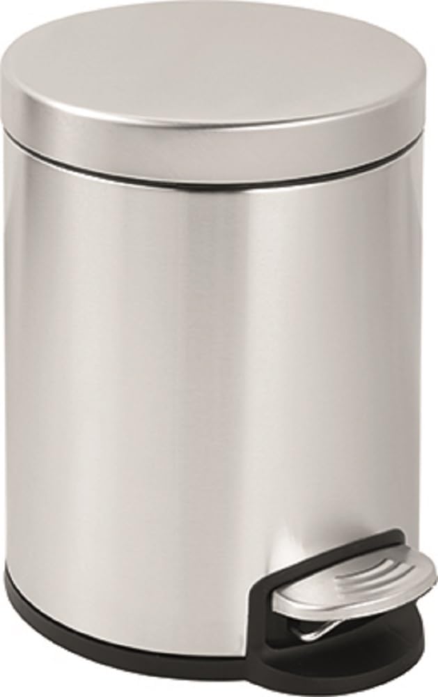 Poubelle à pédale inox 5 litres Vigor petit format pour wc