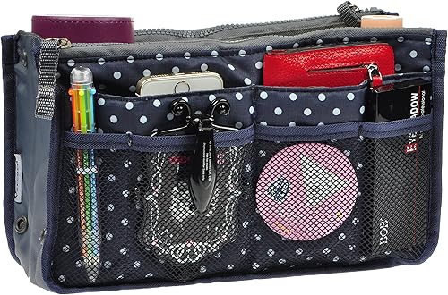 Vercord - Inserto organizador de bolsas (13 bolsillos, 30 colores, 3 tamaños)