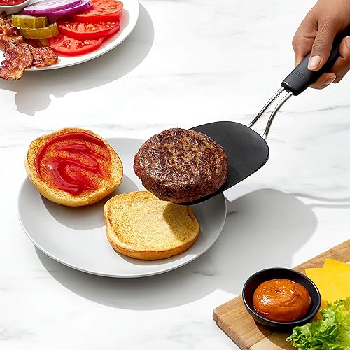 Miniatura 2 de OXO Internacional 1058984Negro Nylon flexible espátula 6unidades