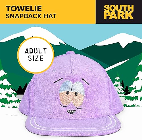 Miniatura 2 de South Park - Gorra de béisbol Towelie Snapback con ala plana, índigo, talla única, Índigo
