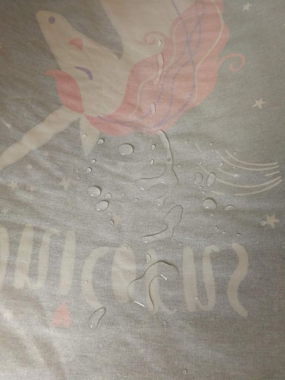 VAIVUSTO Round Laundry Basket, Waterproof Canvas Large Clothes Basket Laundry Hamper with Rope Handles,Cute Cartoon Kids Nursery Hamper for Kids Room,Toy Storage (gray unicorn) : Baby