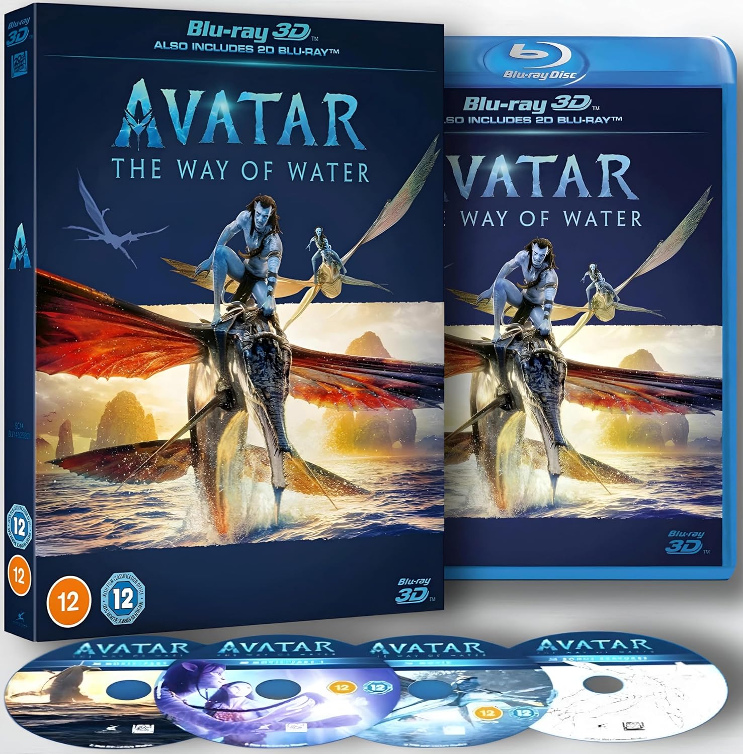 Avatar : The Way of Water [Blu-ray + 3D] [Region Free]