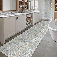 Vista 39 de Madane Alfombra Pasillera Lavable - Alfombras Pasilleras 2x6 para Pasillos de 6 Pies Antideslizante Vintage Alfombra Pasillera de Cocina