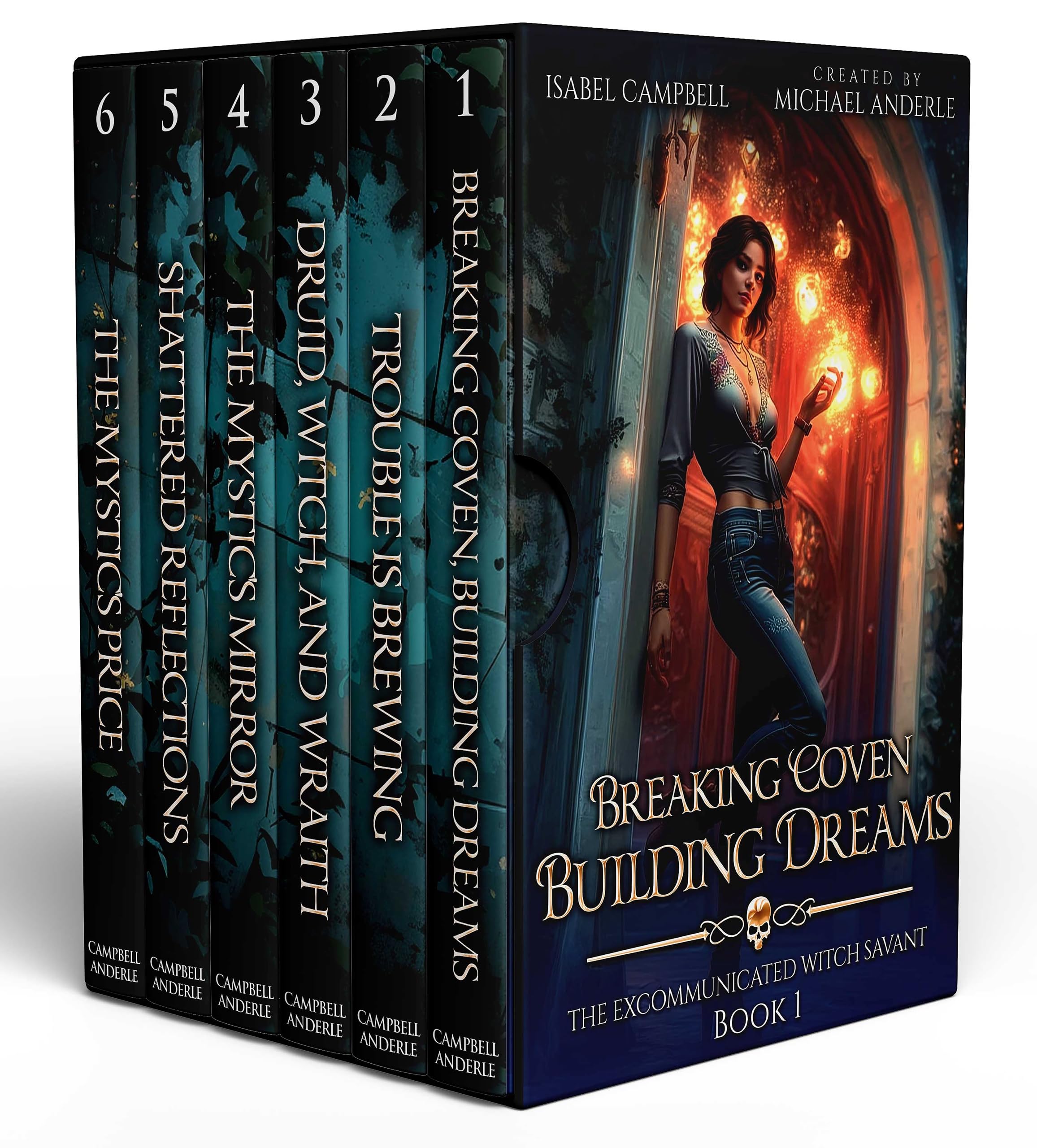 Cover of The Excommunicated Witch Savant Complete Series Boxed Set