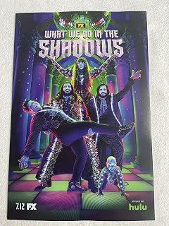 WHAT WE DO IN THE SHADOWS - 12"x18" Original Promo TV Poster SDCC 2022 Hulu FX