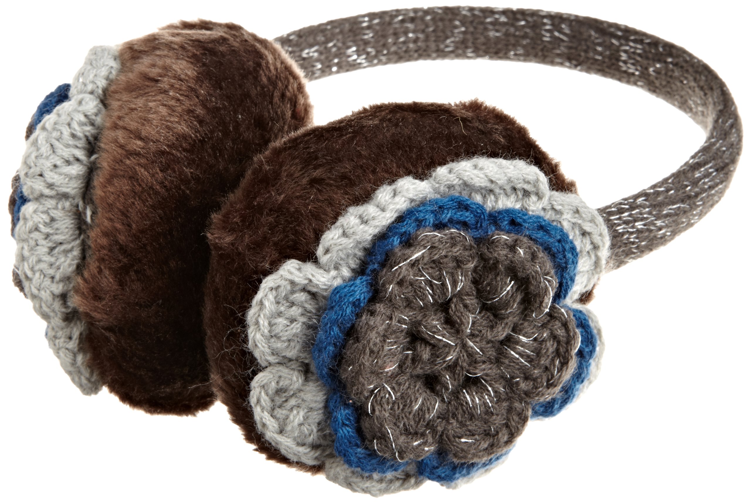 Jessica Simpson Women's Crochet Flower Earmuff