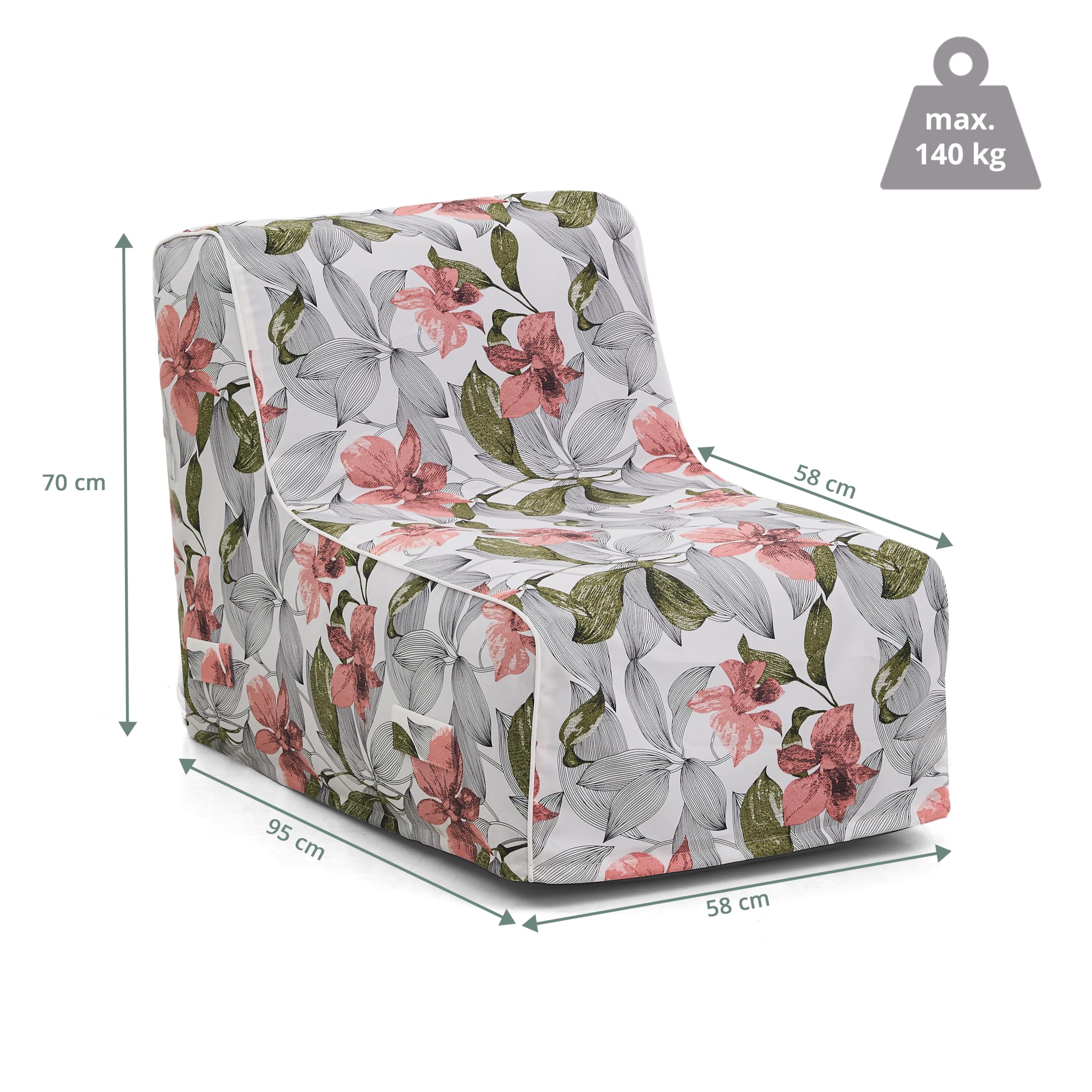 Fauteuil Gonflable avec Pompe à Pied | Canapé d'air, Pour jardin, Pour balcon, Pour terrasse