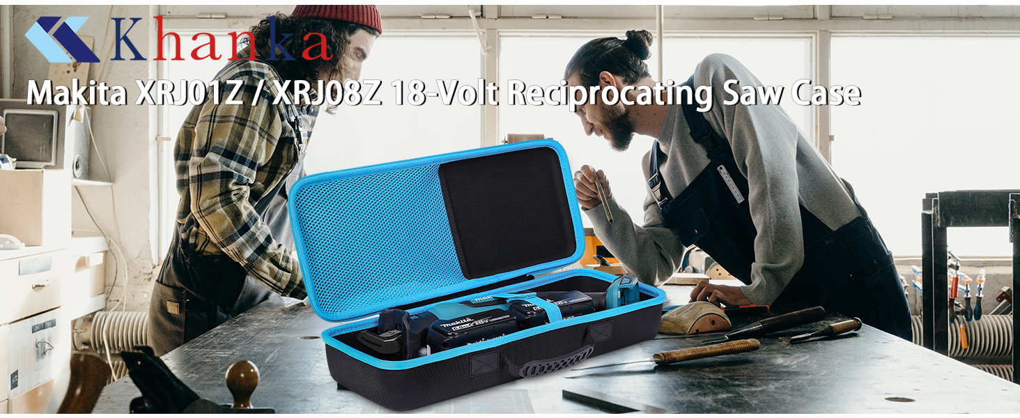 Khanka Hard Tool Case replacement for Makita XRJ01Z / XRJ08Z 18