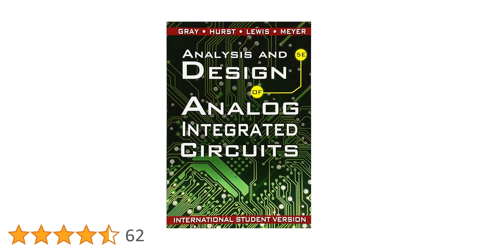 Amazon.co.jp: Analysis and Design of Analog Integrated