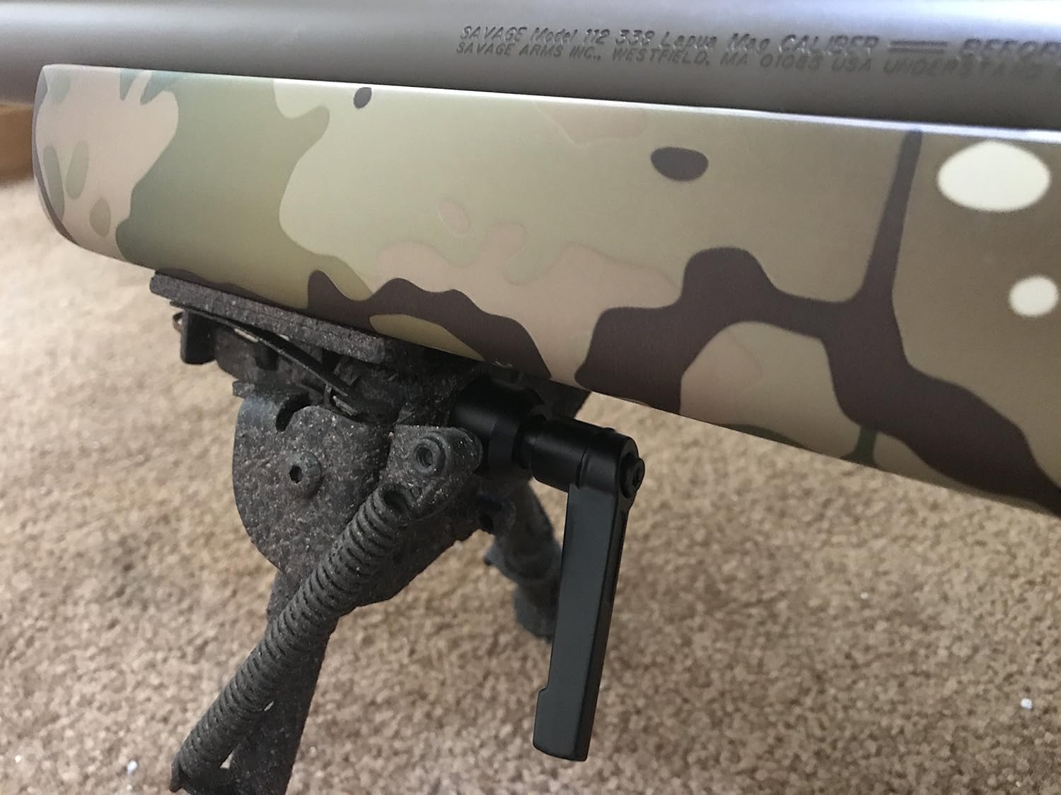 Bipod Spikes & Tilt Control Lever, BIPOD Upgrade KIT Harris Caldwell Blackhawk etc