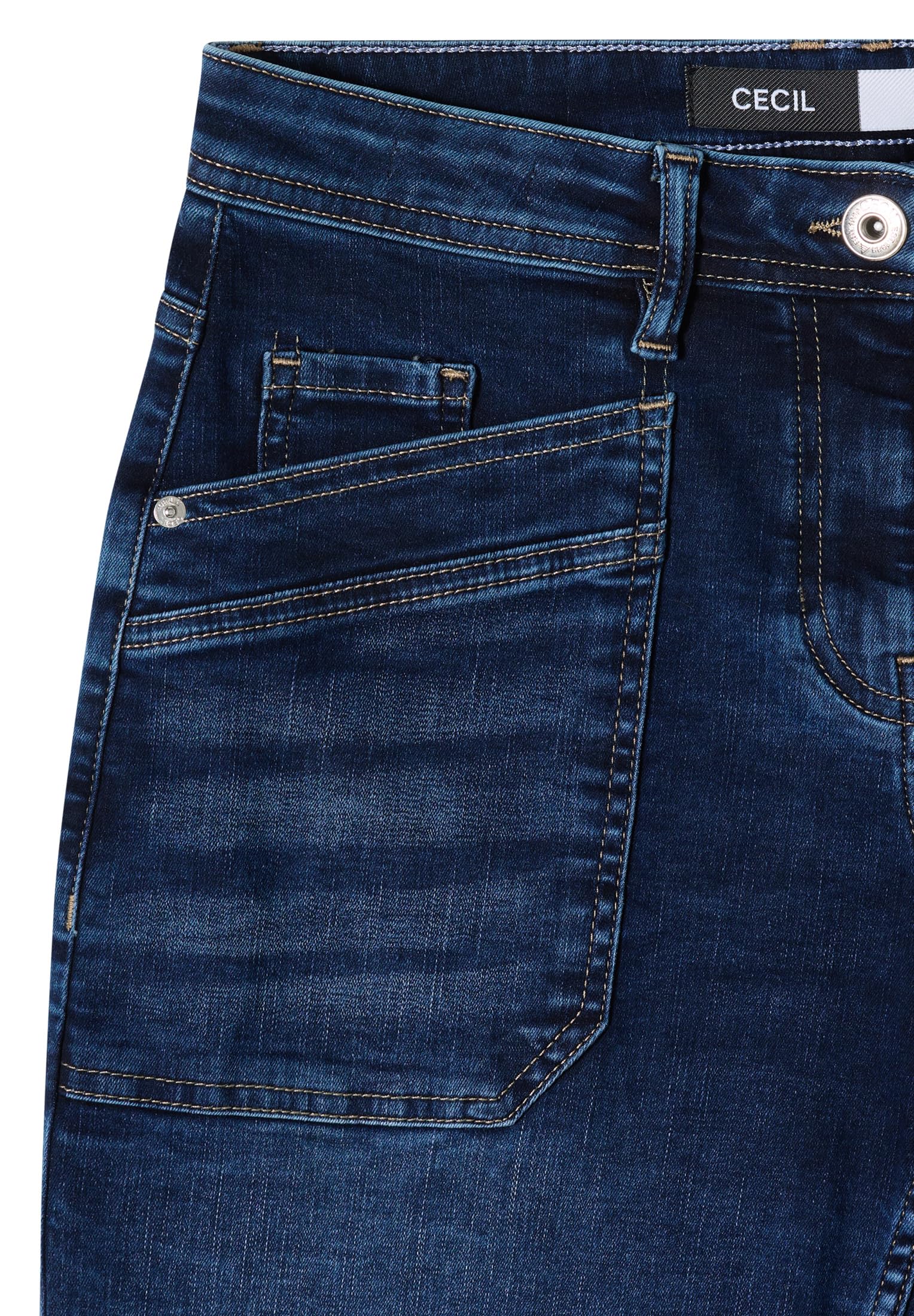 Wide Leg Jeansshorts im Loose Fit