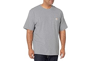 Uniqlo Men's Loose Fit Heavyweight Short-Sleeve Pocket T-Shirt