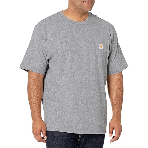 Carhartt Men's Loose Fit Heavyweight Short-Sleeve Pocket T-Shirt (Also Available in Big & Tall)