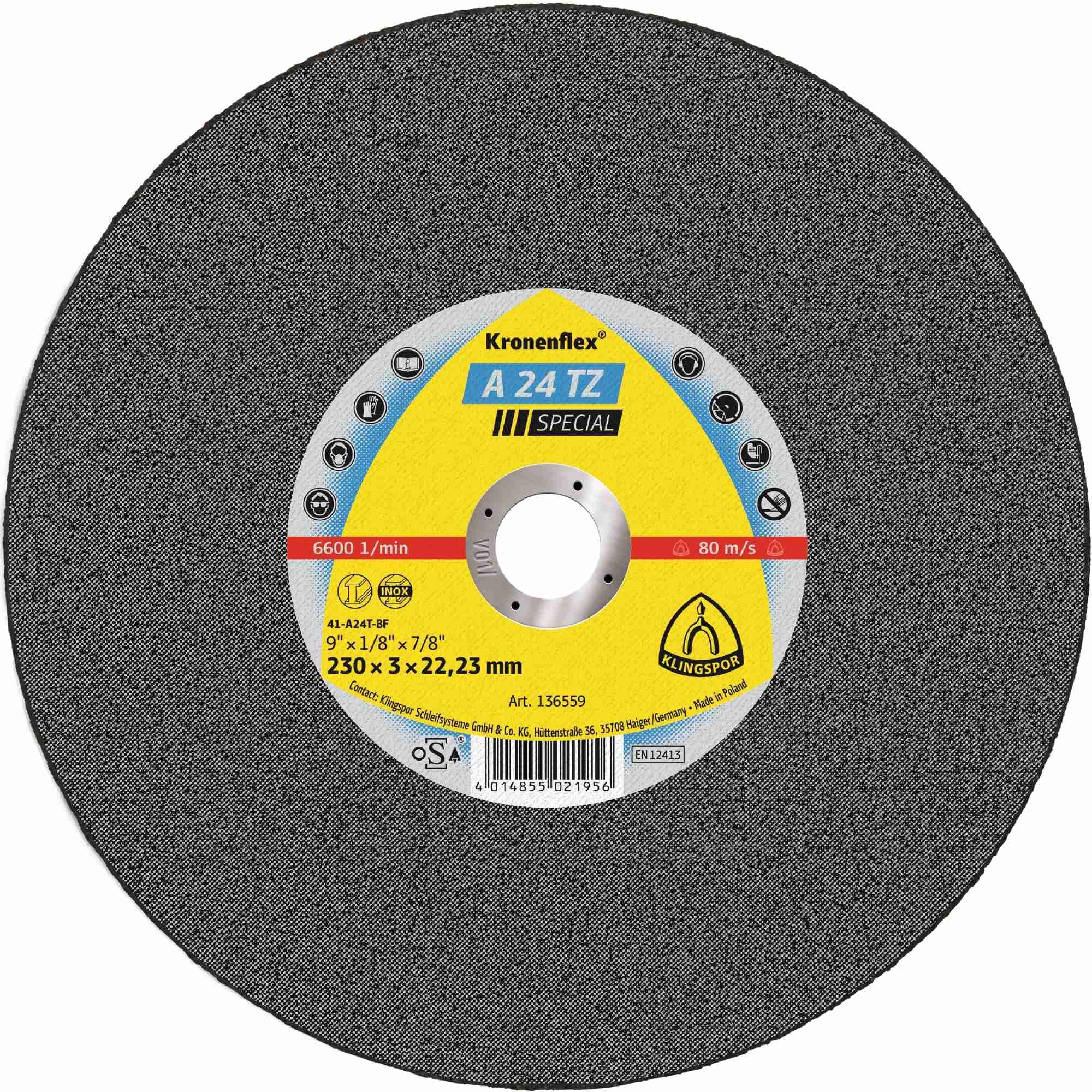 A 24 TZ - Discos de corte (25 unidades, 125 x 2,5 x 22,23 mm)