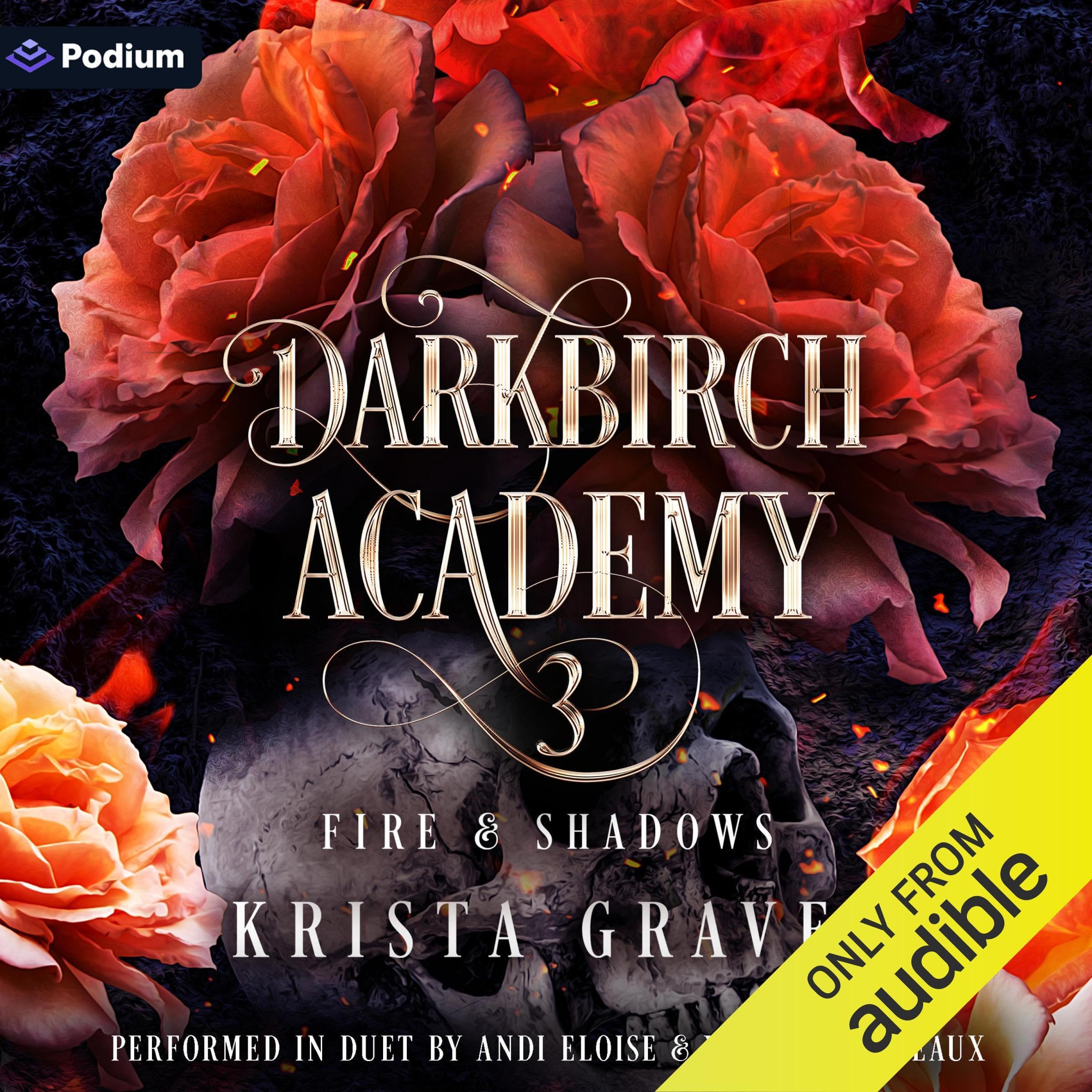 Cover art for Darkbirch Academy 3: Fire and Shadows