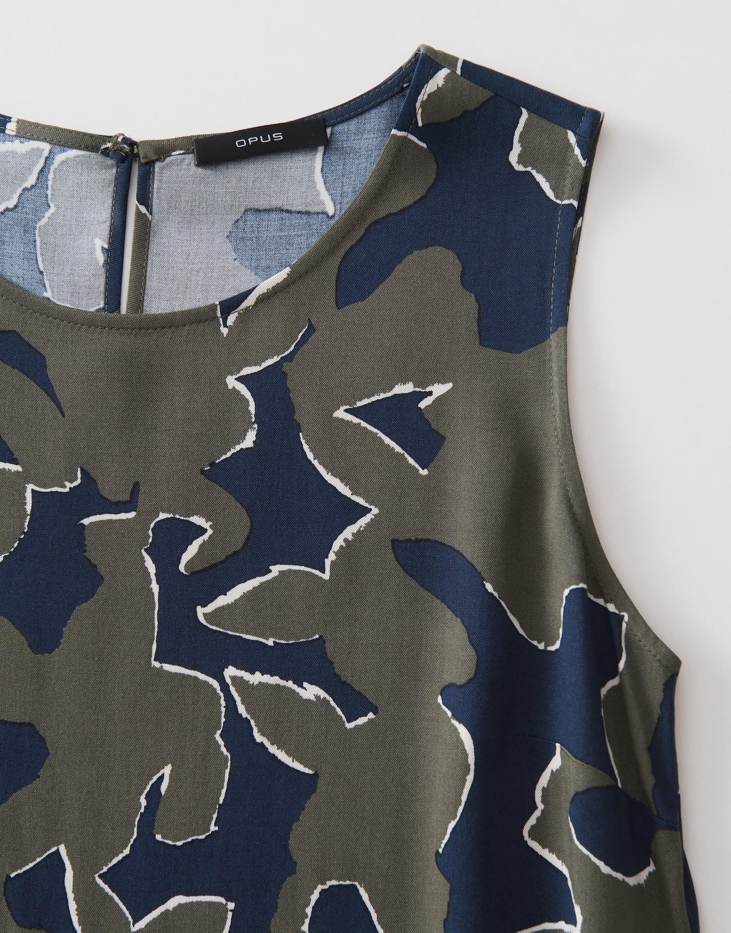 OPUS Damen Midikleid | Trägerkleid WICY Wildflower mit abstraktem Print
