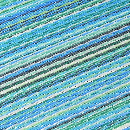 Miniatura 2 de Fab Habitat Almohada de plástico reciclado prémium para exteriores, impermeable, resistente a la decoloración, a rayas, patio, porche, terraza,