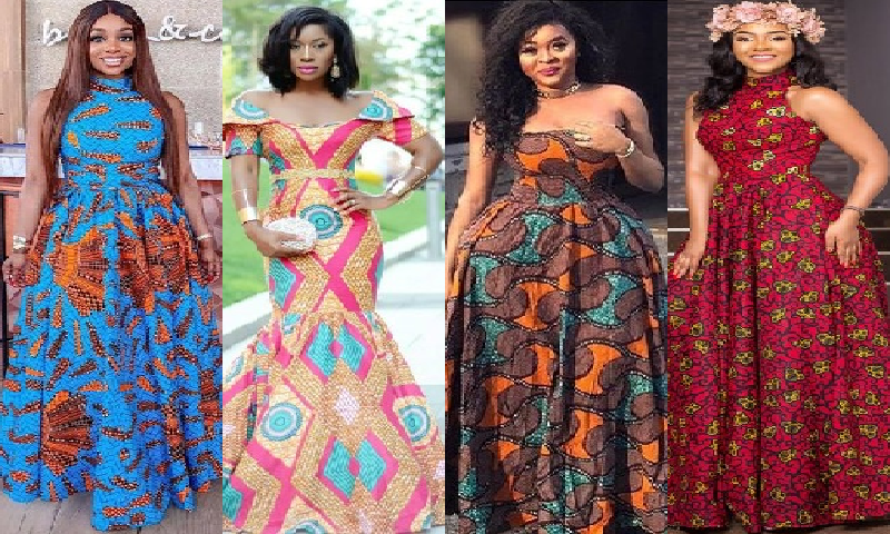 Ankara Long Gown Fashion Style