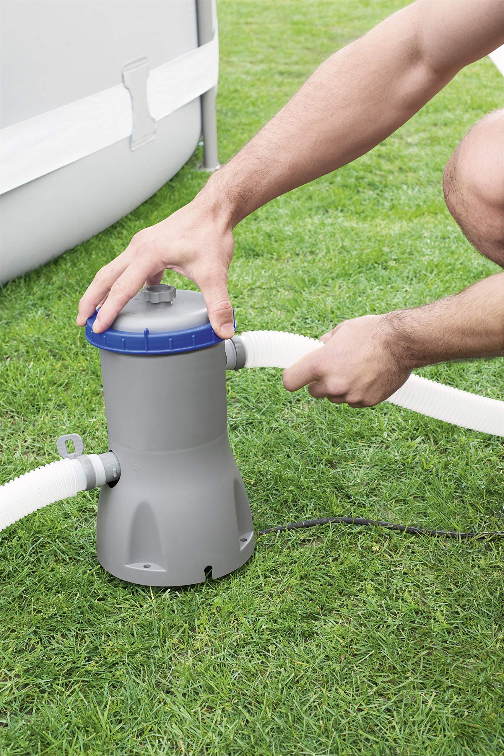 Bomba de filtro Bestway Flowclear, Color Plata, 3.028 l / h