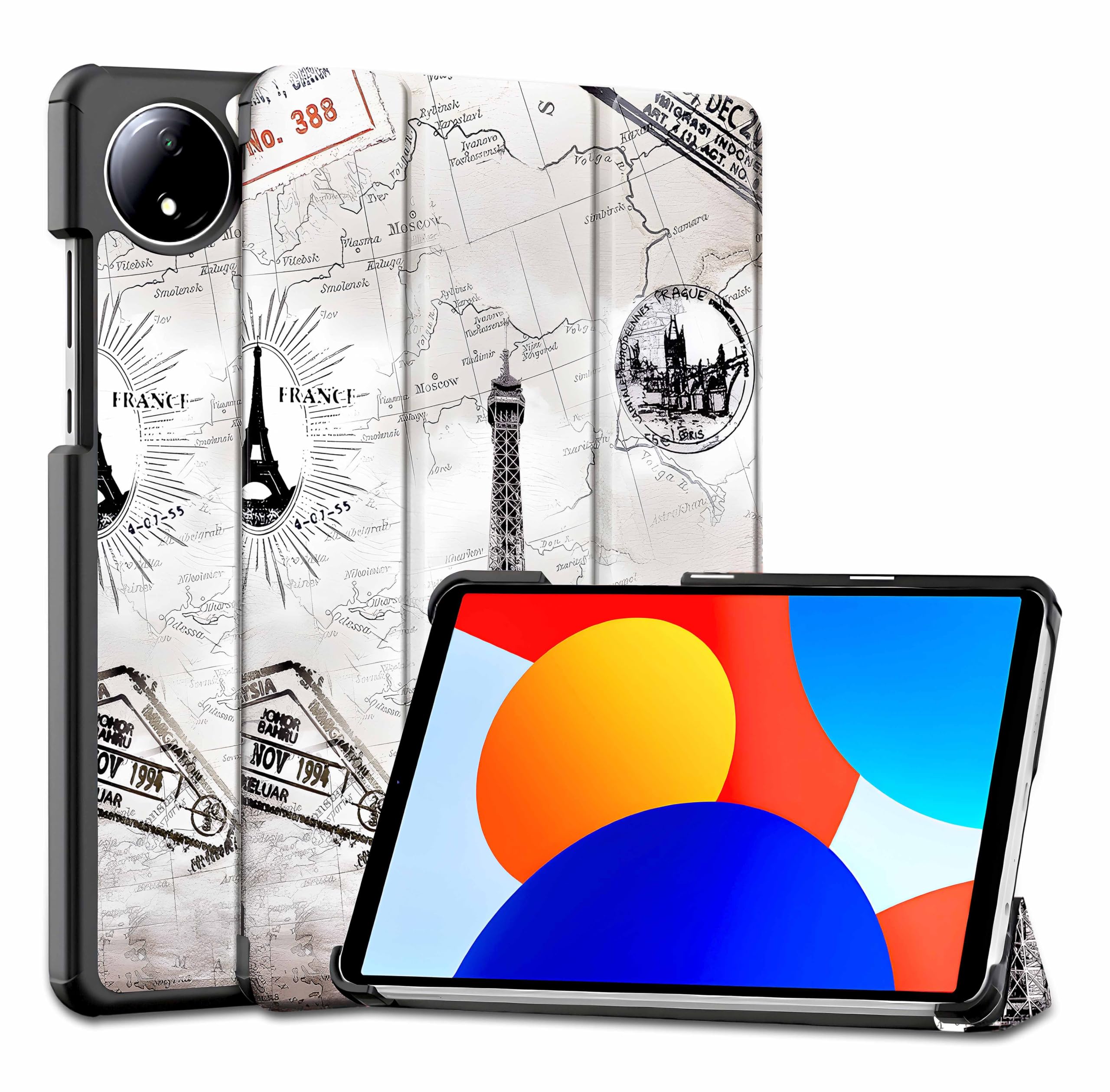 ProElite Case Cover for Redmi Pad SE 8.7 inch Cover, Slim Trifold Flip case Cover for Redmi Pad SE 8.7 inch Tablet [Auto Sleep Wake Feature], Eiffel (B0D9291BQM) Amazon Price History, Amazon Price Tracker