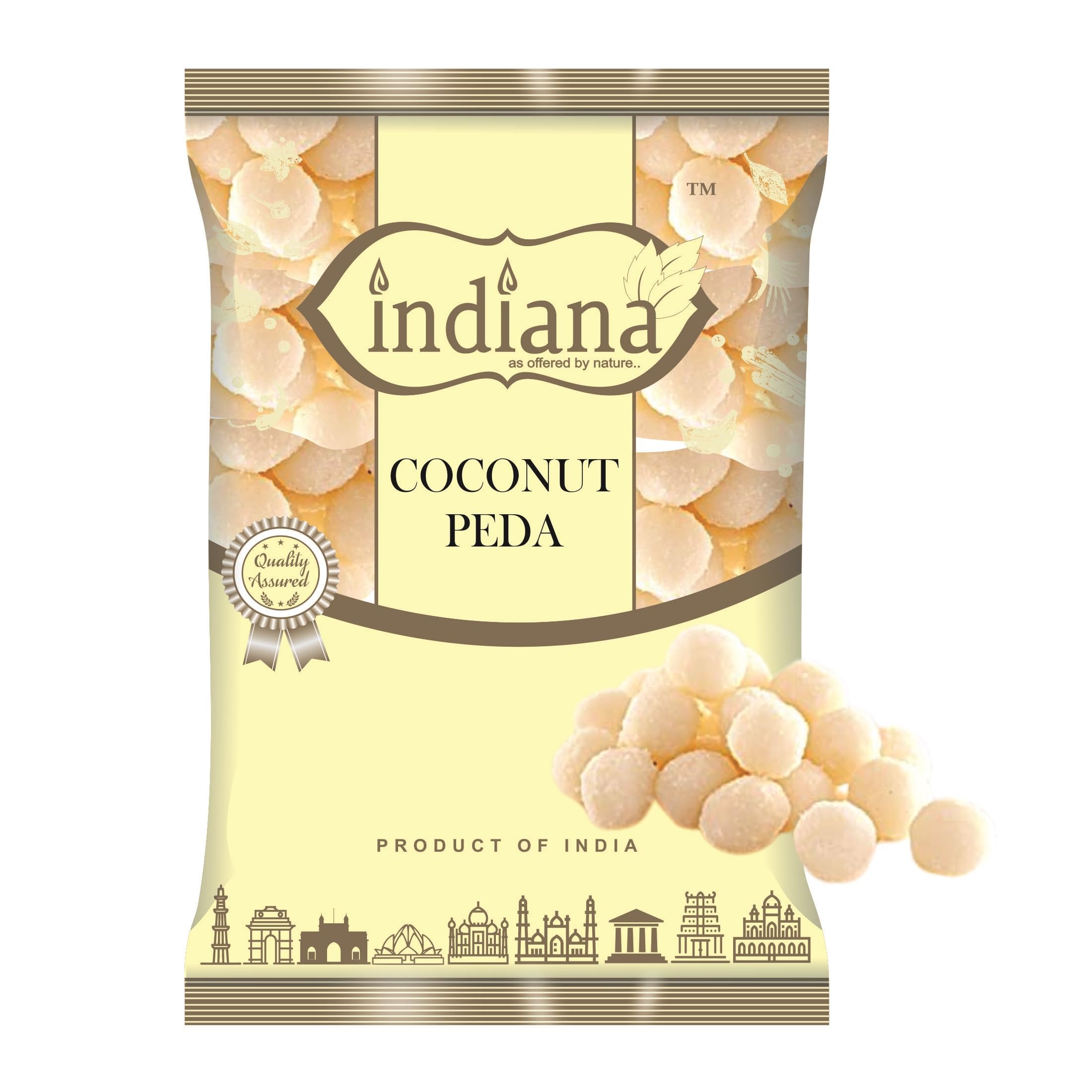 Indiana as offered by nature Coconut Laddu Coconut Ball Coconut Peda Real Nariyal Peda Toffee Coconut Candy Soft & Chewy Toffee (400Gm) (B0C71GFMDL) Amazon Price History, Amazon Price Tracker