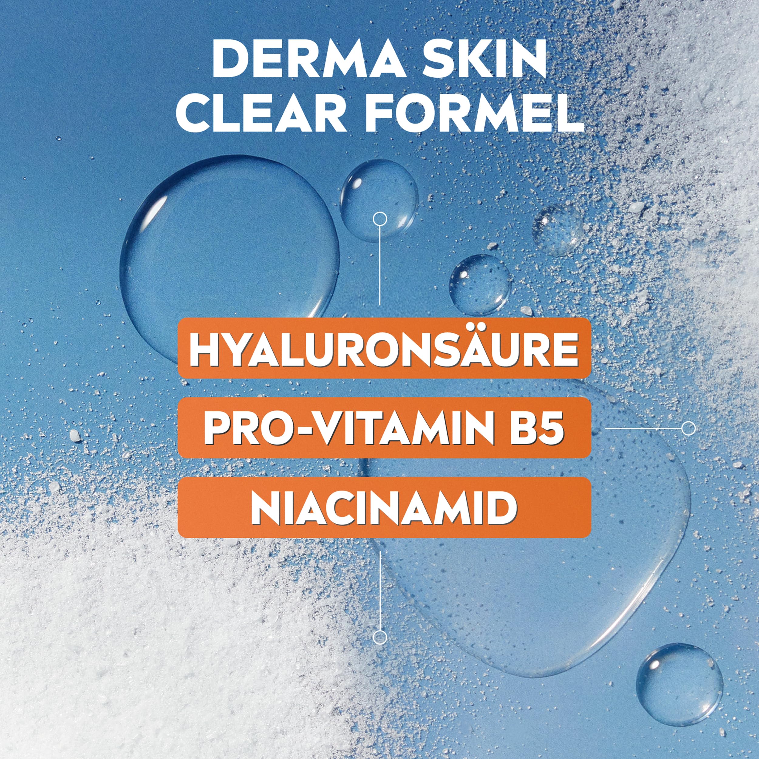 NIVEA Derma Skin Clear Routine Set mit Rebalance & Clear Serum, Nachtpeeling Serum & Waschgel, Gesichtspflege für unreine Haut mit Salicylsäure & Niacinamid
