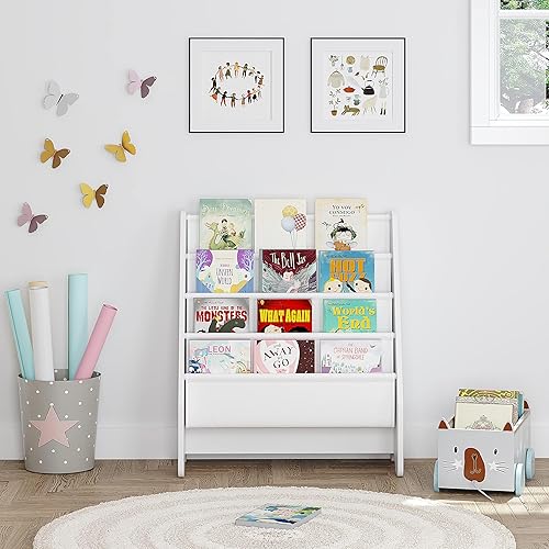 Miniatura 12 de UTEX Estantería para niños - Revistero para niños con organizador, organizador de libros (espresso) Espresso,Multi