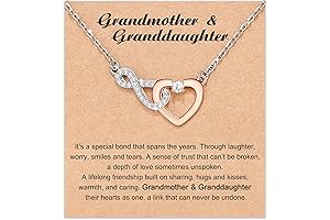 Dainty Heart-Felt Infinity Heart Necklace for Grandma