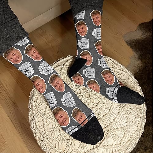 Miniatura 7 de UNDSPTD Calcetines personalizados para cualquier ocasión, regalo de ocasión calcetines personalizados con caras