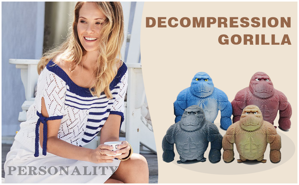 Amazon.com: Stretchy Squishy Monkey Squeeze Toy for Kids and