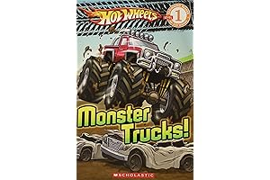 Hot Wheels: Monster Trucks! (Scholastic Reader Level 1)