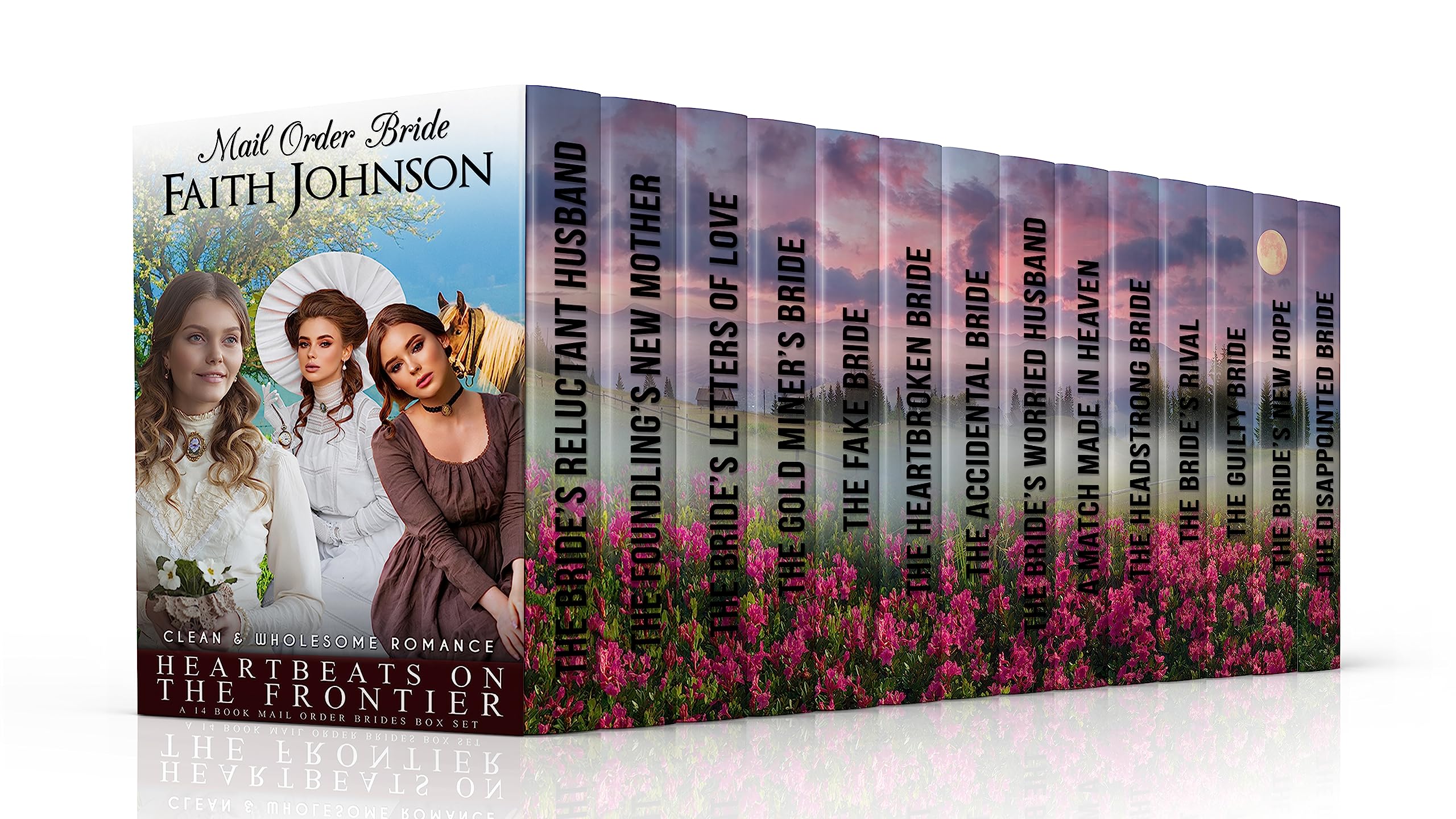 Mail Order Bride: Heartbeats on the Frontier (Clean and Wholesome Western Historical Romance): 14 Book Mail Order Bride Box Set (Mail Order Bride Box Sets)