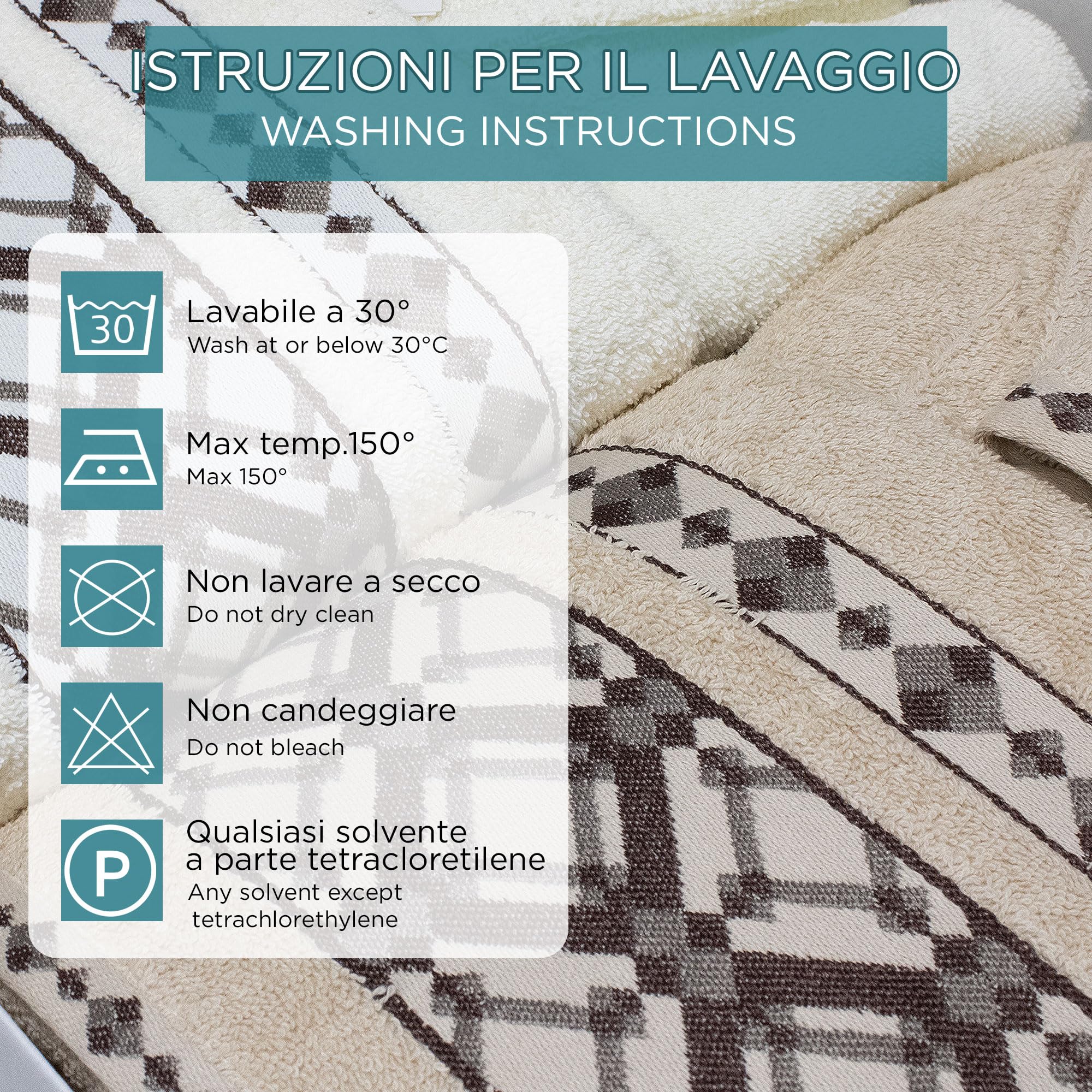 Completo bagno asciugamani accappatoi set uomo donna in spugna di cotone 6856