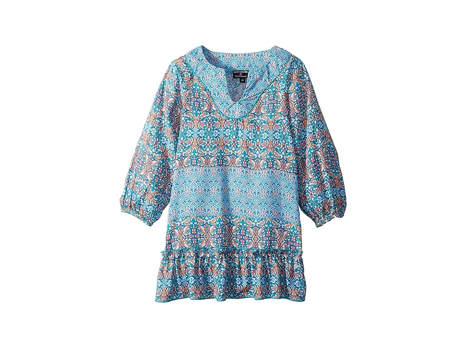 

Tolani Dolly Tunic Dress (Toddler/Little Kids) (Turquoise) Women's Dress
