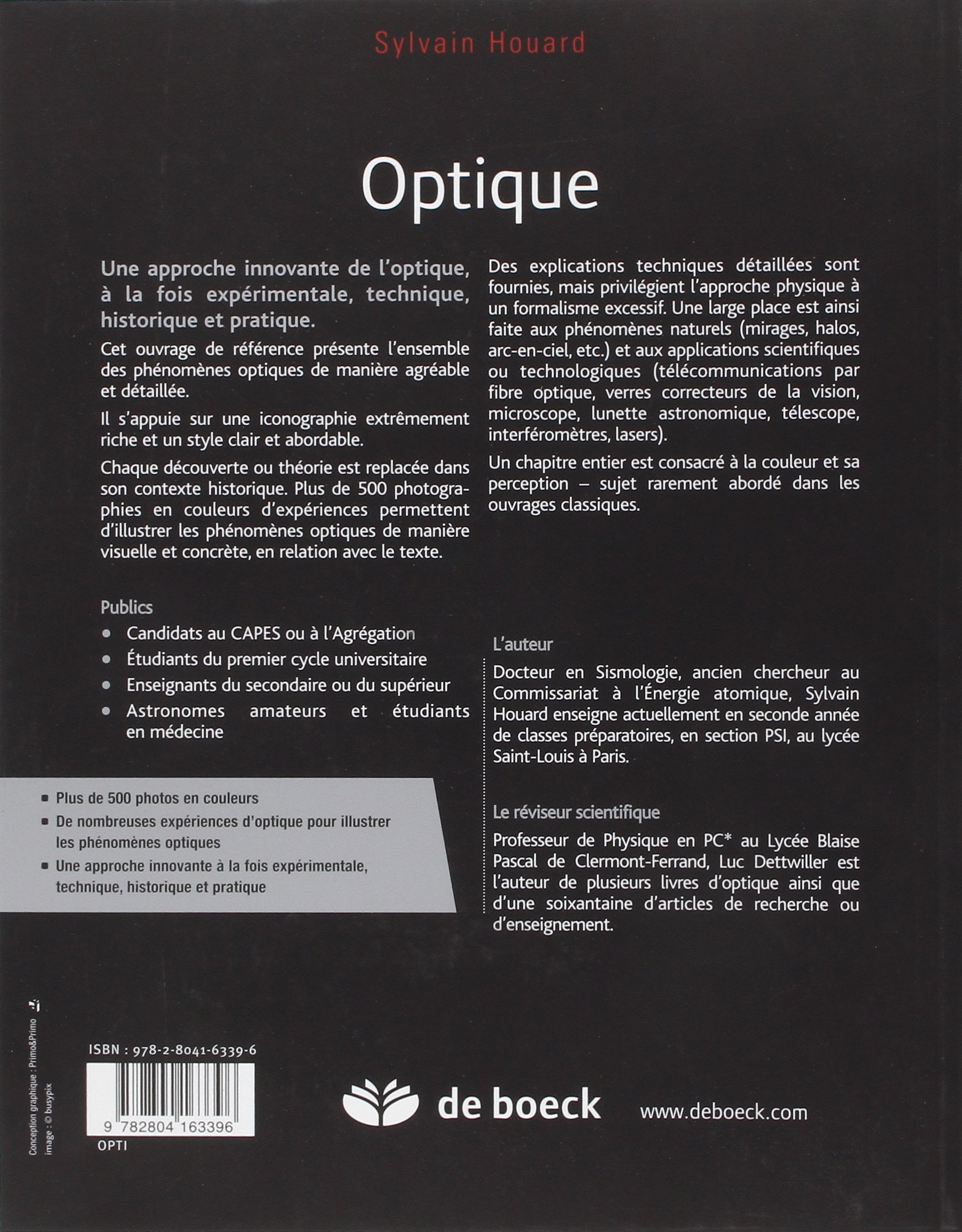 Optique: Une approche expérimentale et pratique