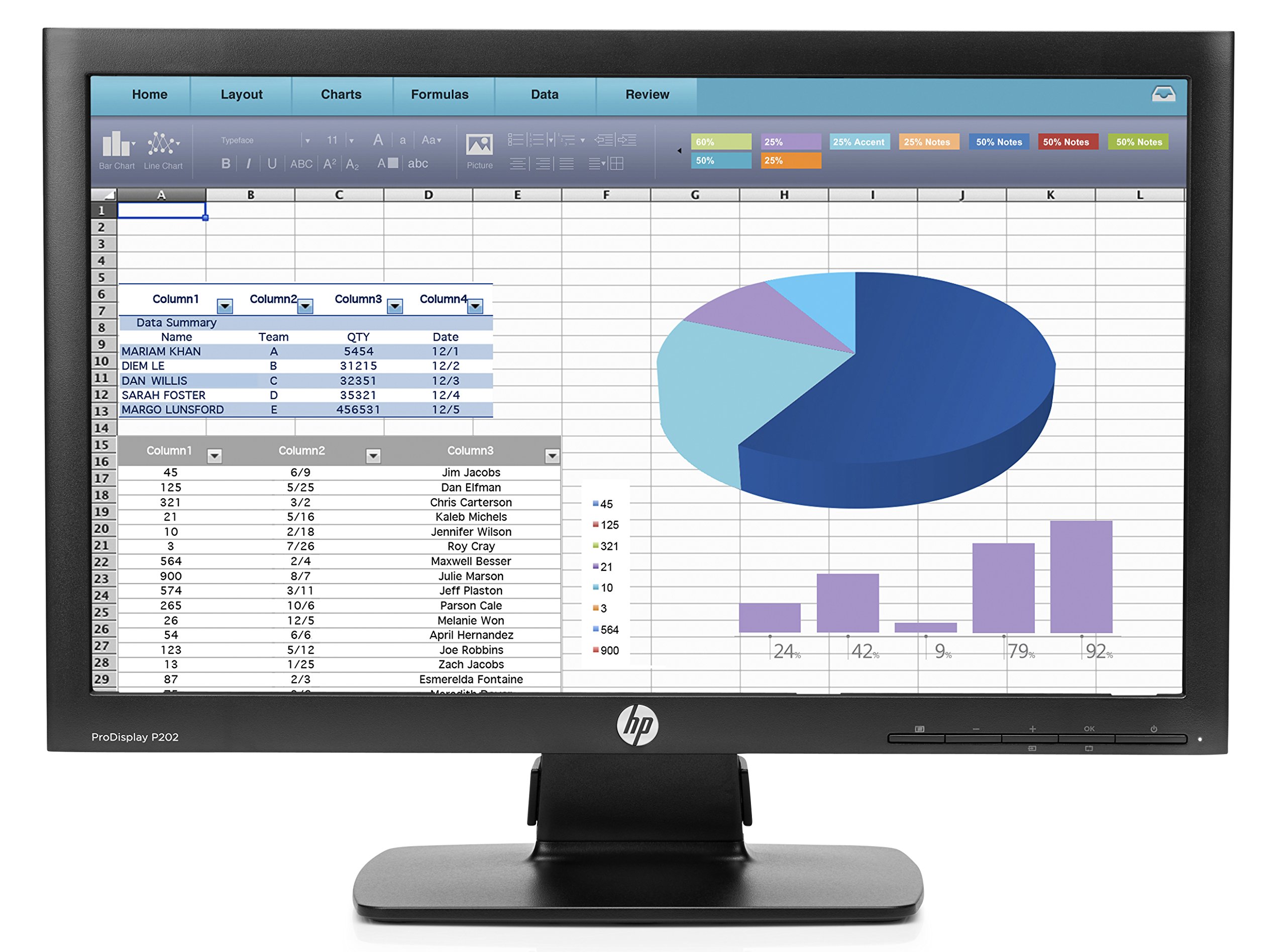 Amazon.com: HP K7X27A8#ABA ProDisplay P202 20'' LED-Backlit LCD