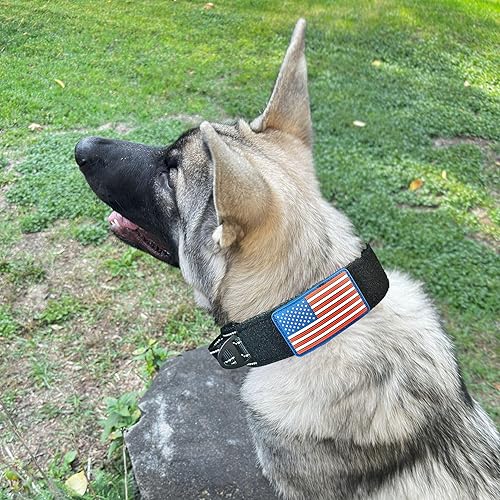 Miniatura 6 de Diezel Pet Products - Collar para perro con mango de control de liberación rápida, hebilla de metal resistente, estilo militar, de 2 pulgadas de