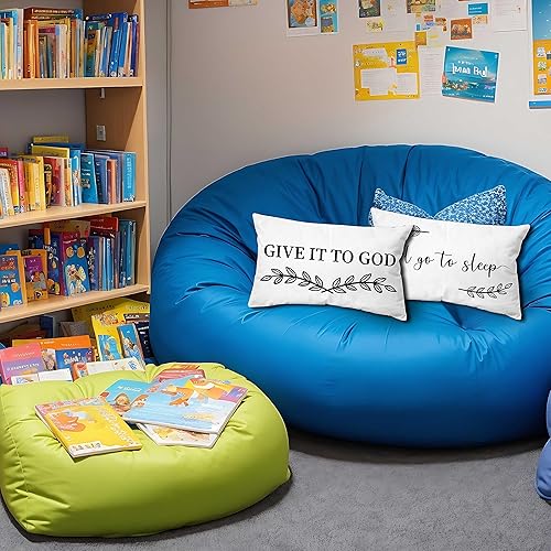 Miniatura 3 de Fundas de almohada decorativas de 12 x 20 pulgadas, reversibles, suaves, blancas, regalos cristianos para mujeres, decoración del hogar y dormitorio