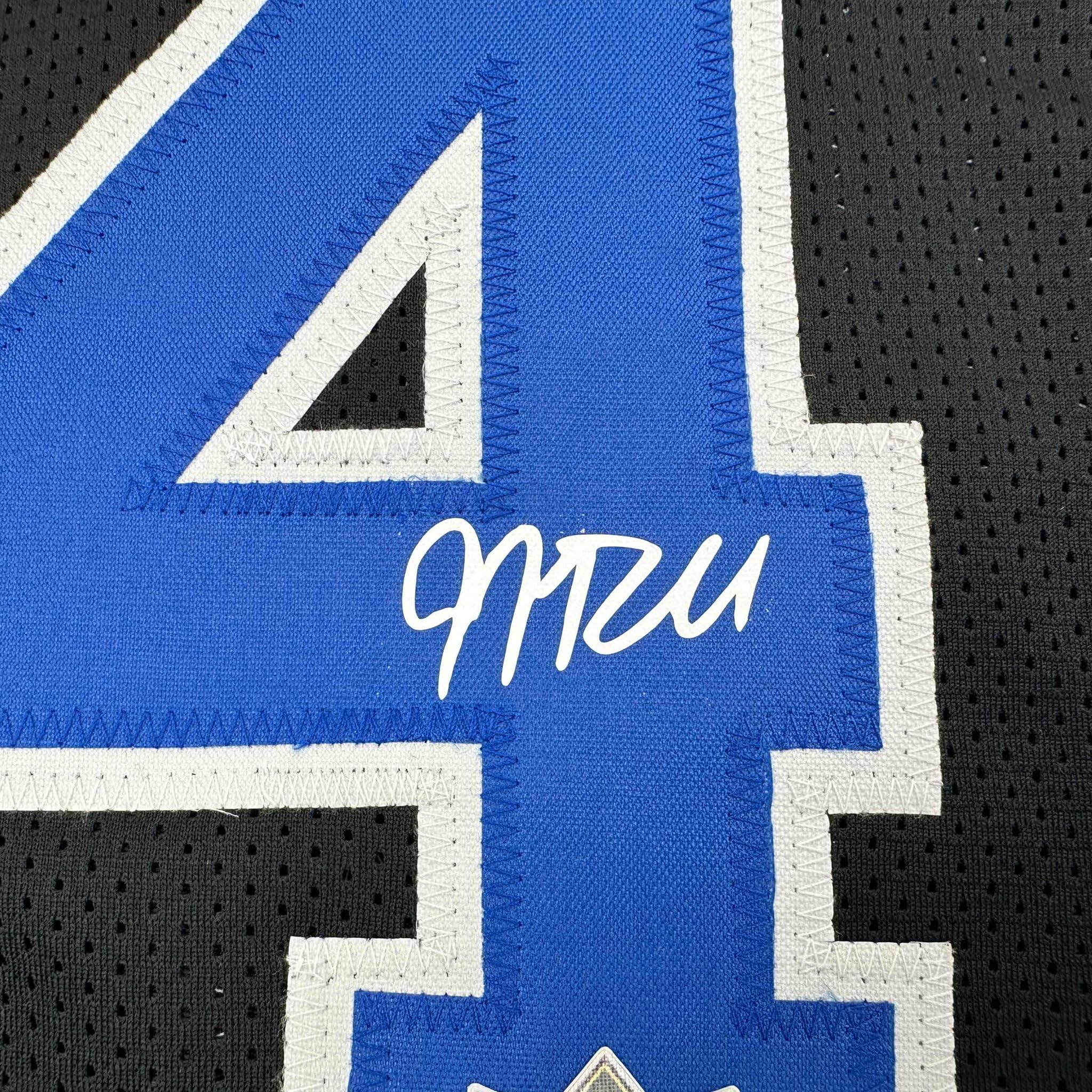 Framed Facsimile Autographed JJ J.J. Redick 35x39 Duke Black