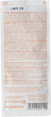 Bolero Essential Hydration Sugar Free Fruit Drink Mandarin 12 Sachets