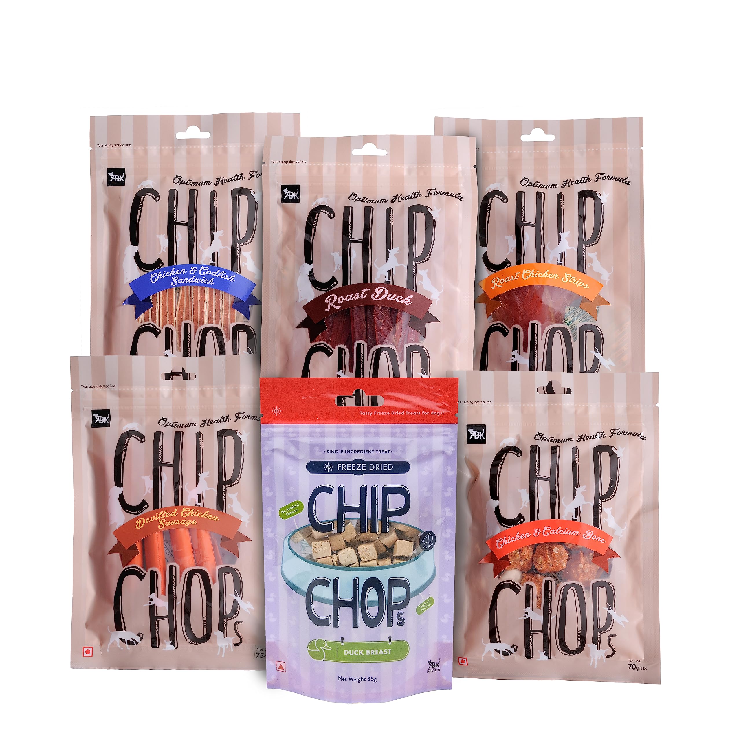 1 Pack of Chip Chops Freeze Dried Duck Breast Dog Treat, 35 GMS and 5 Packs of Chip Chops Variety Dog Treats, 70gms Each (B0C7CJH6YT) Amazon Price History, Amazon Price Tracker