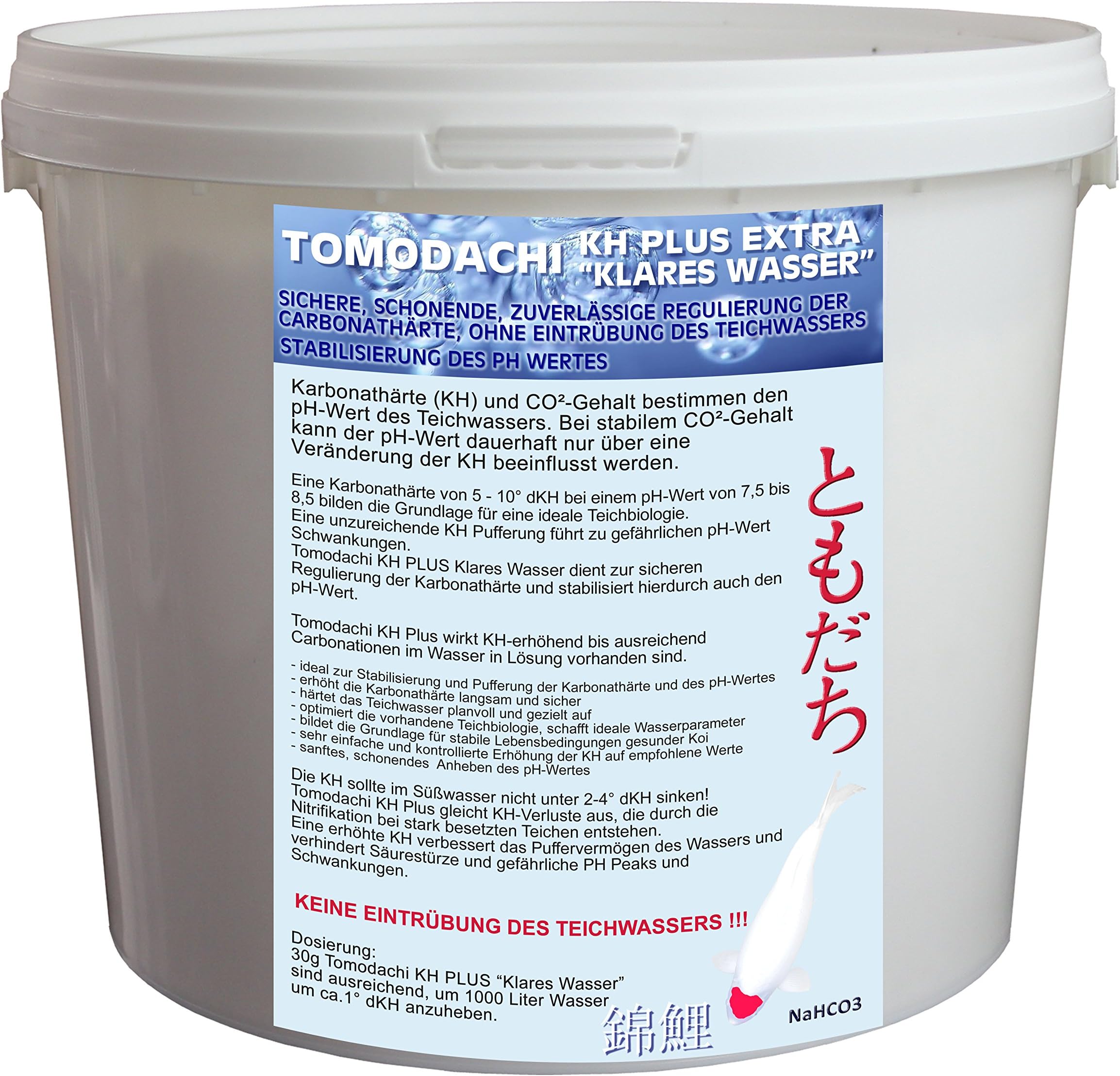 Tomodachi KH Plus Koiteich Carbonathärte Plus GartenTeich PHstabil
