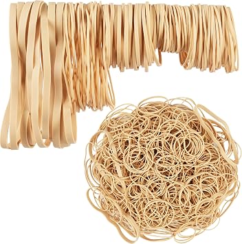 5Sizes Rubber Bands Assorted Sizes Elastic Bands for Office Supplies 0.5lb | 5 Sizes, Elastic Bands, Office Supplies