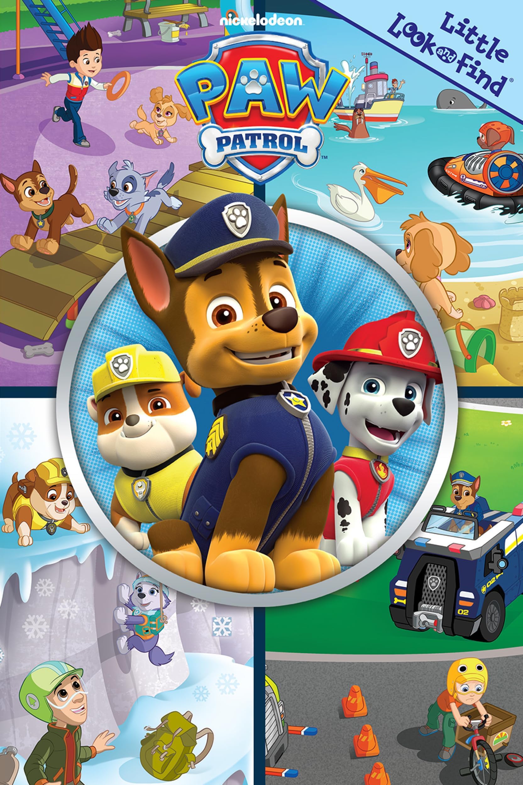 PI Kids Nickelodeon Paw Patrol Chase, Skye, Marshall, and More! - Little Look and Find Activity Book -