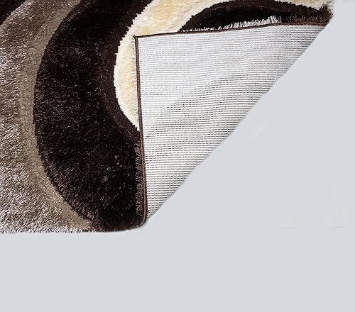 Miniatura 5 de Msrugs Monaco Collection - Alfombra de sala de estar contemporánea., 500-gris